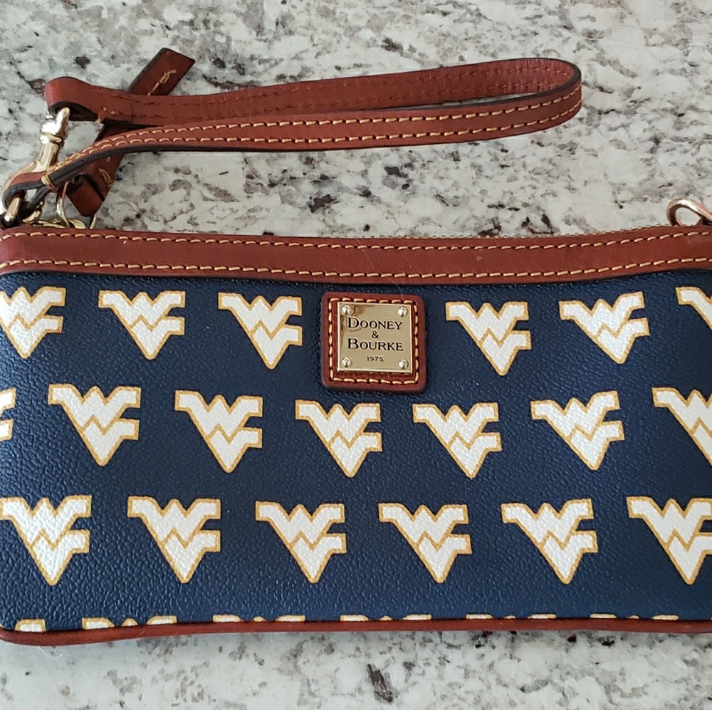Dooney & Bourke West Virginia / WVU wristlet